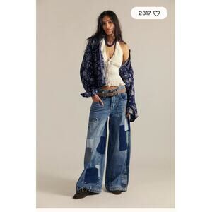 Free People  We The Free Head Over Heels Jeans 25 NEW